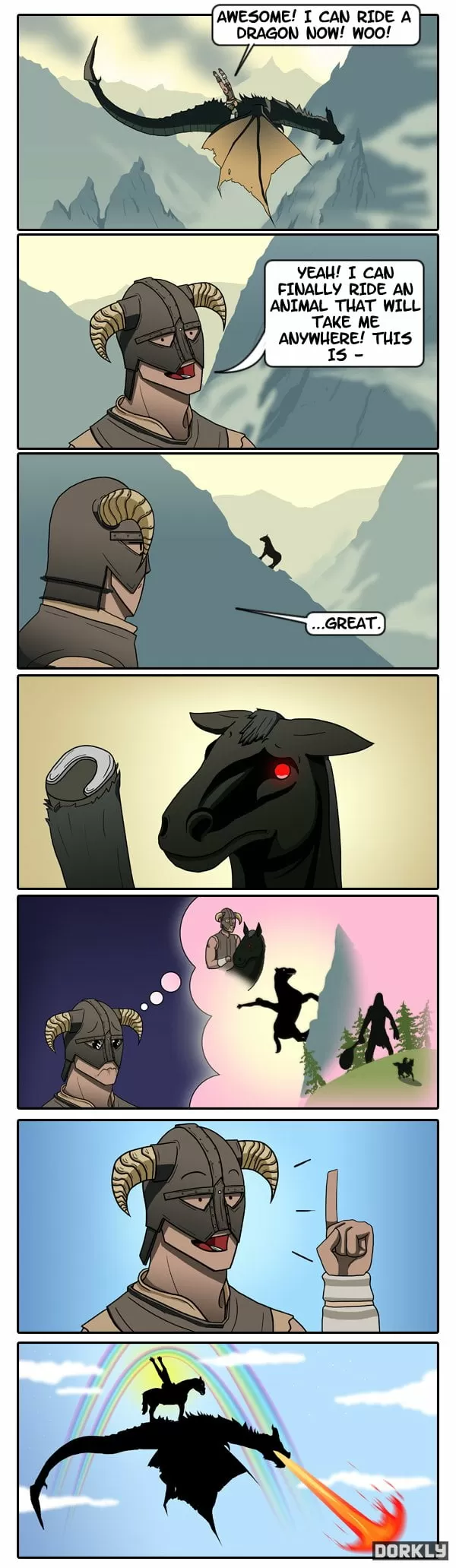 Dorkly Skyrim comic