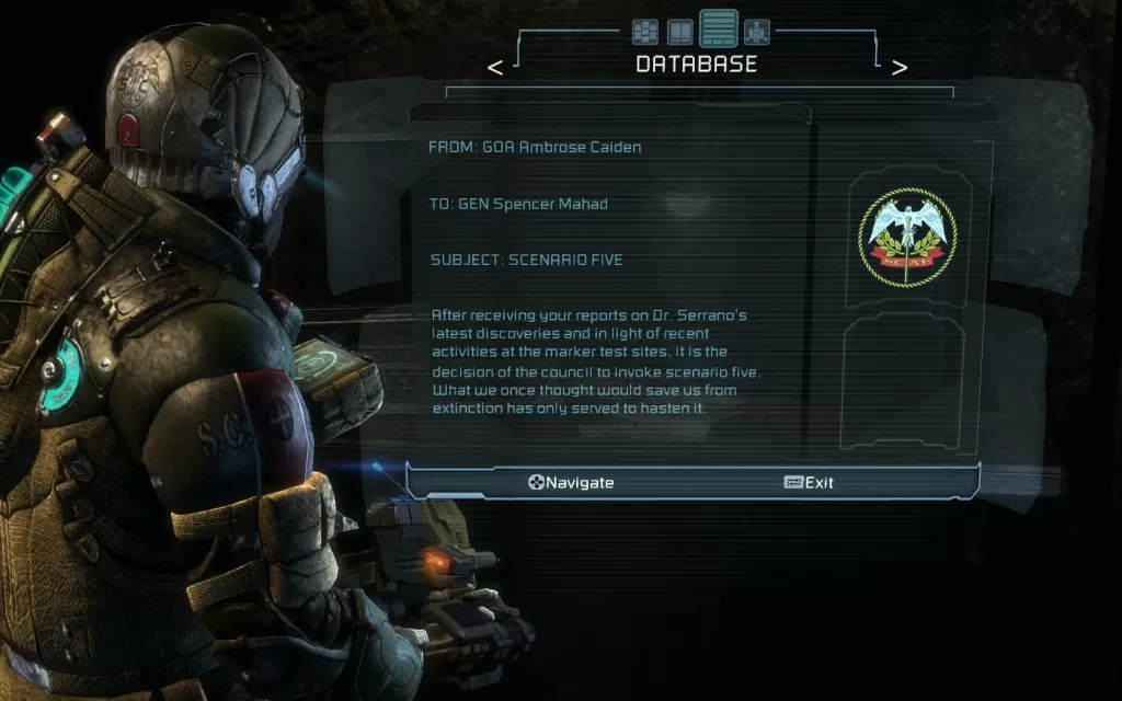 Dead Space 3 Log Location 10 Chapter 14 Image4