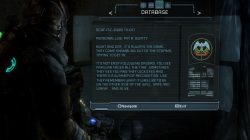 Dead Space 3 Log Location 10 Chapter 9 Image4