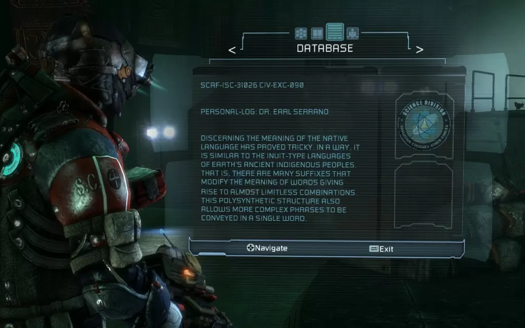 Dead Space 3 Log Location 1 Chapter 18 Image4