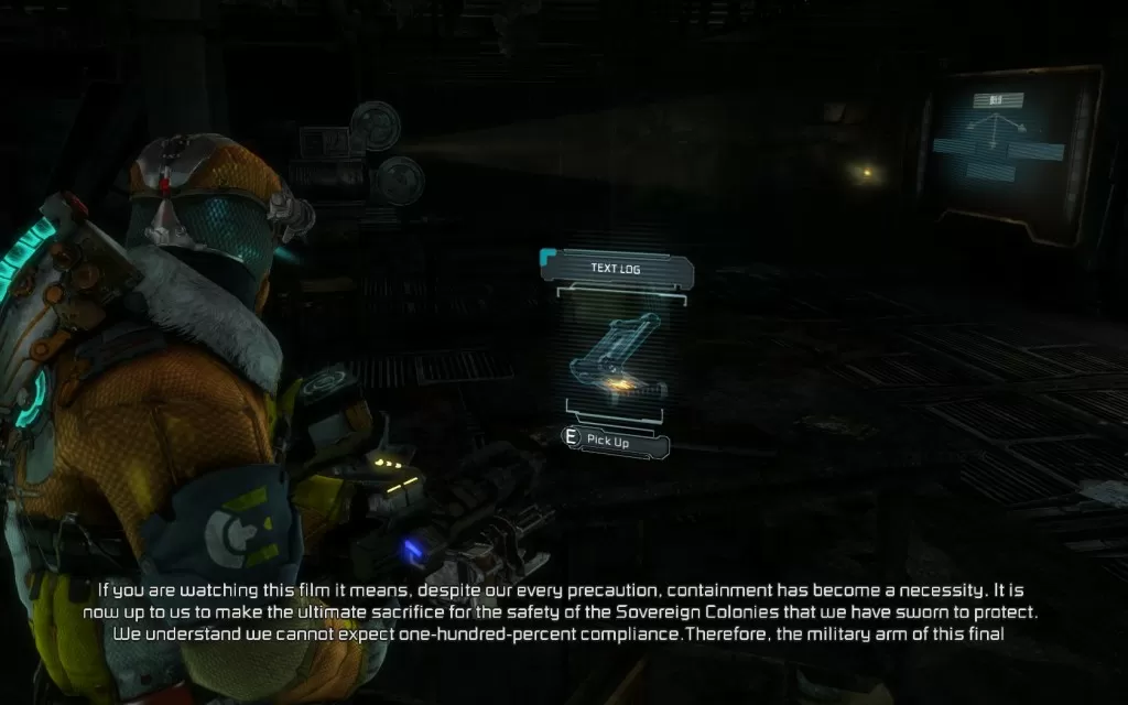 Dead Space 3 Log Location 3 Chapter 11 Image2