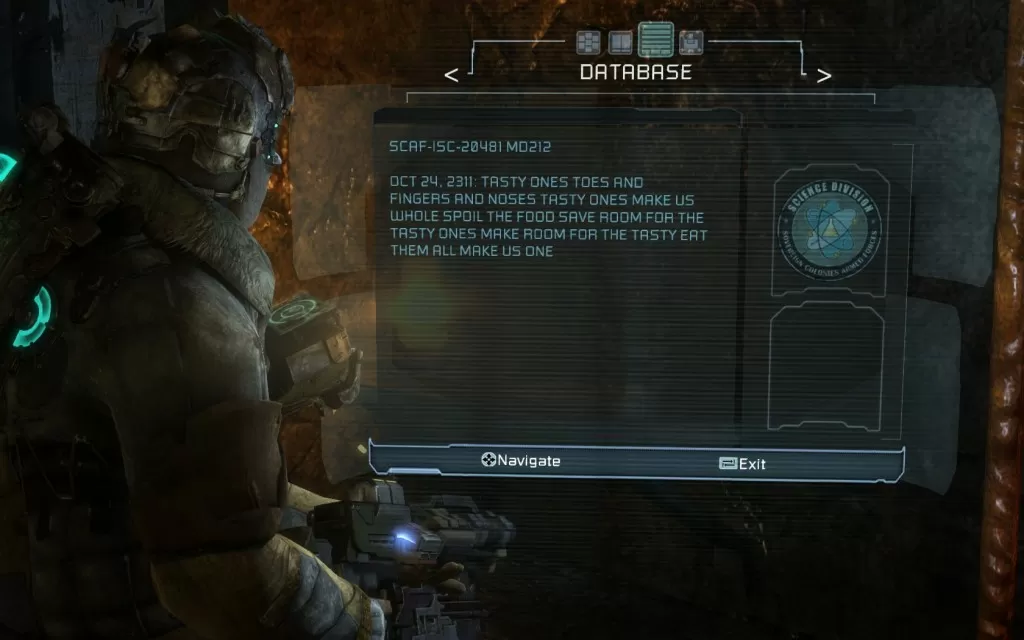 Dead Space 3 Log Location 7 Chapter 9 Image3