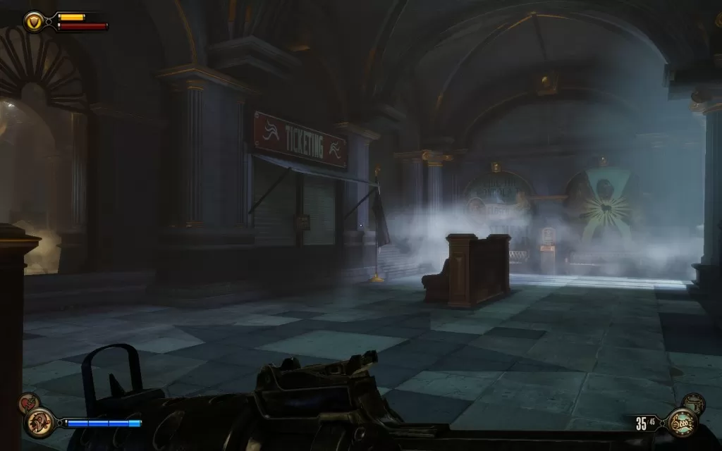 Bioshock Infinite Kinetoscope Monument Island Gateway