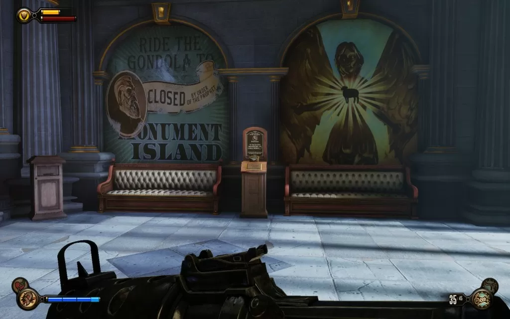 Bioshock Infinite Kinetoscope Monument Island Gateway