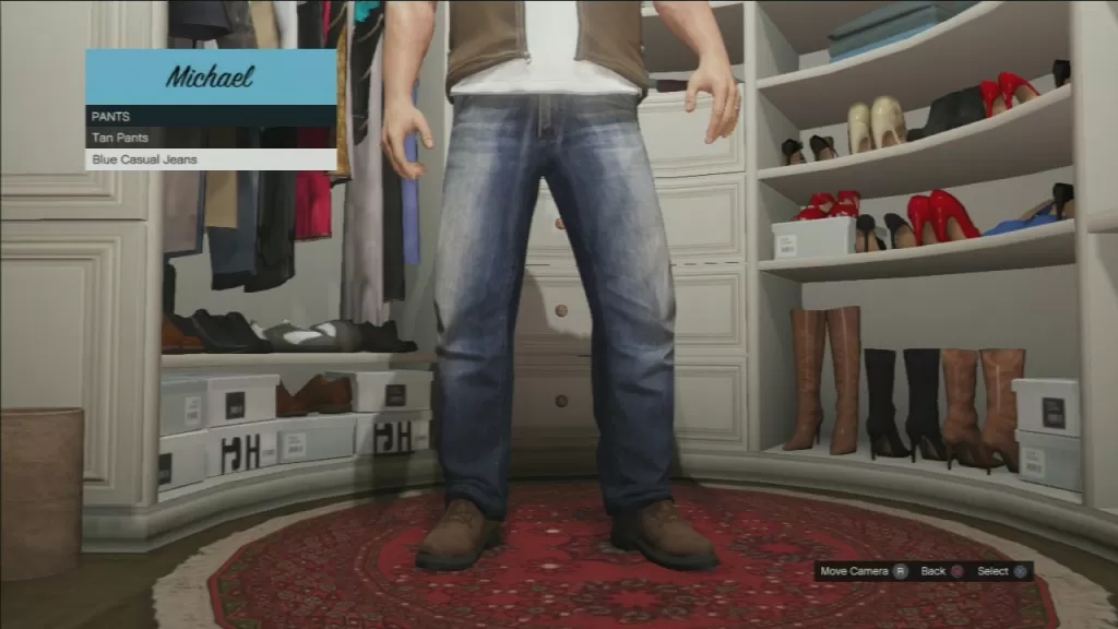 gta 5 Blue Casual Jeans