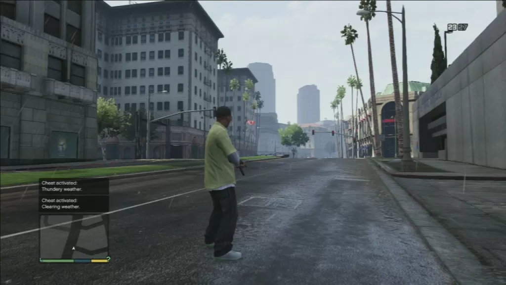 gta cheats weather