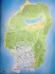 GTA 5 map