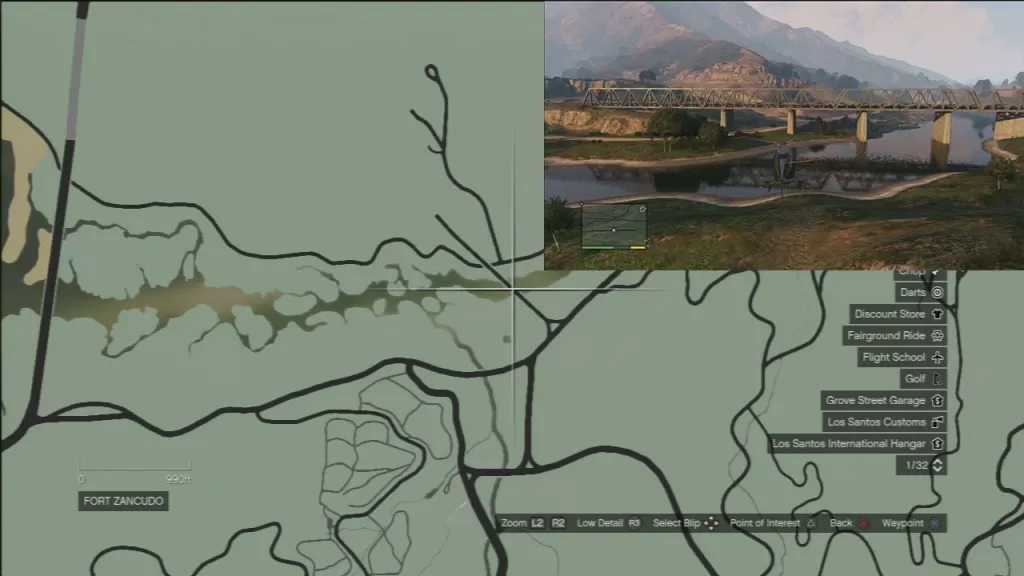 GTA 5 Under The Bridge Location 13