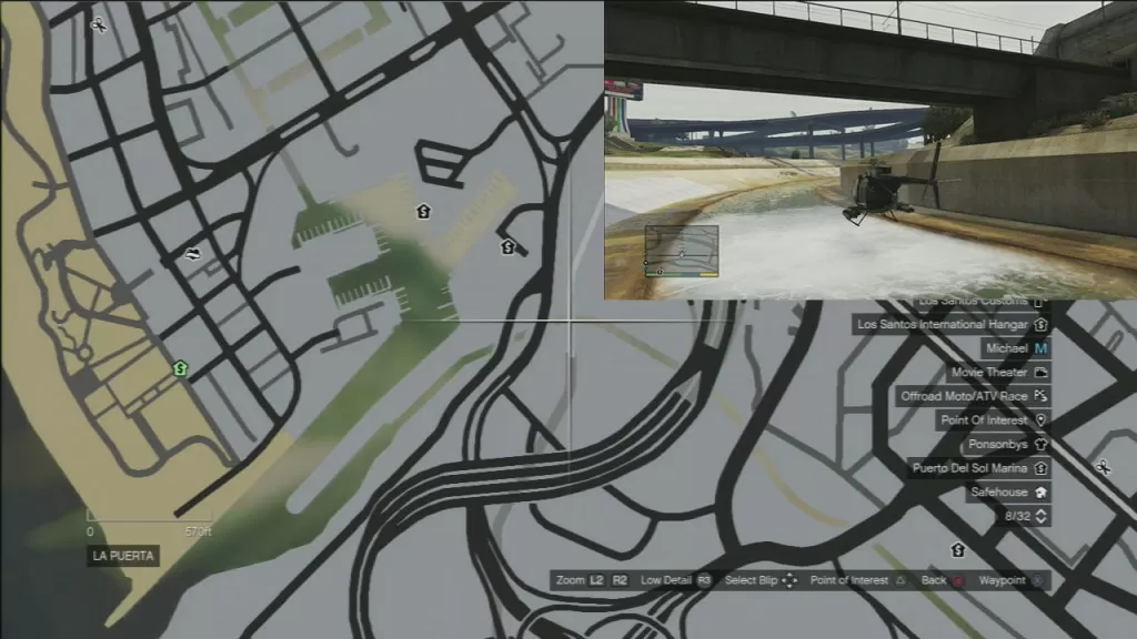 GTA 5 Under The Bridge Location 18