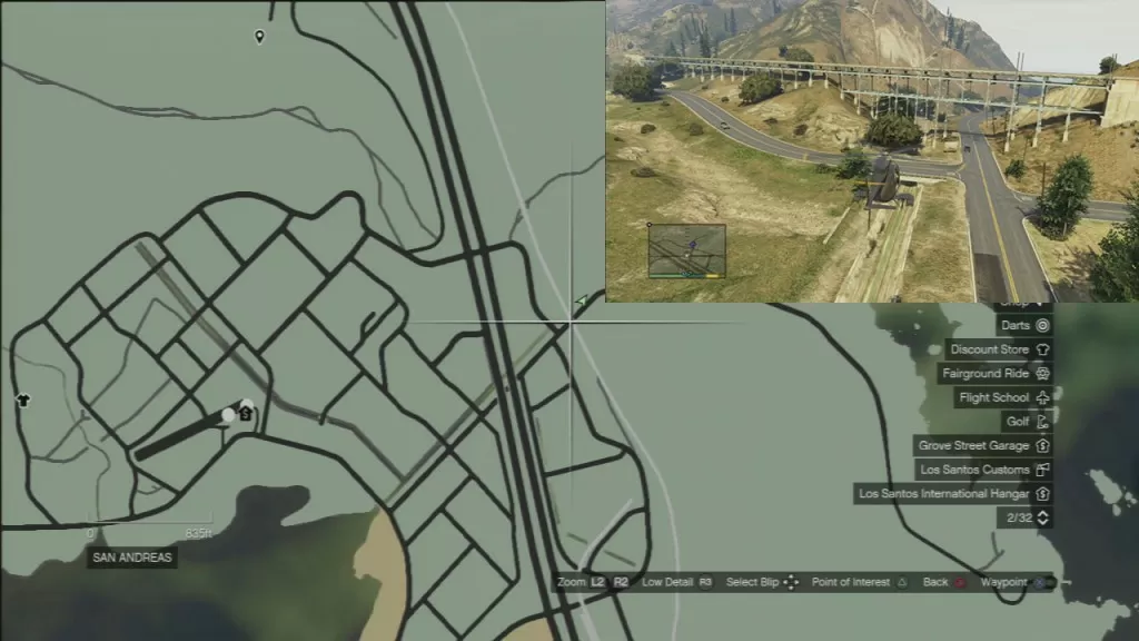 GTA 5 Under The Bridge Location 2