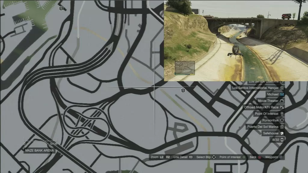 GTA 5 Under The Bridge Location 21