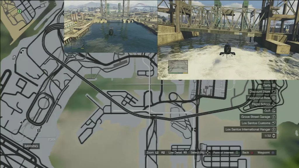 GTA 5 Under The Bridge Location 24