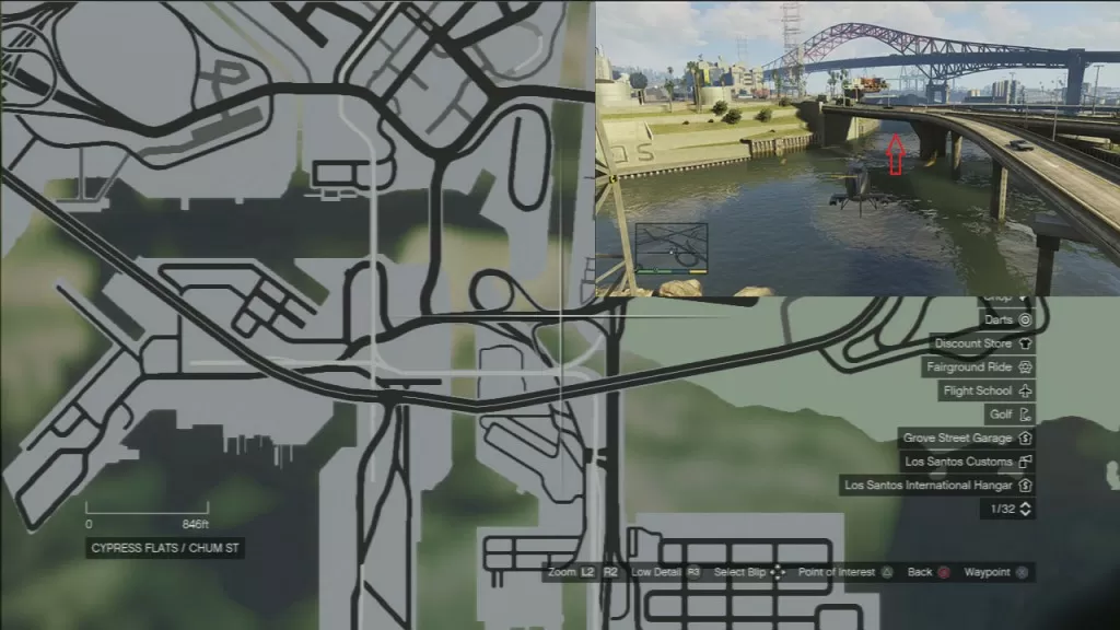 GTA 5 Under The Bridge Location 26