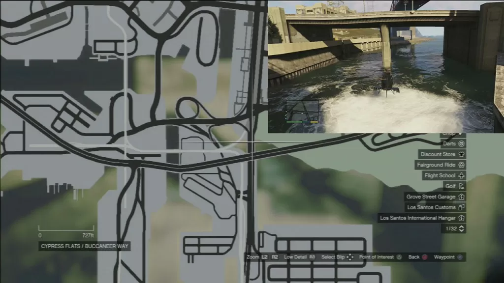 GTA 5 Under The Bridge Location 28