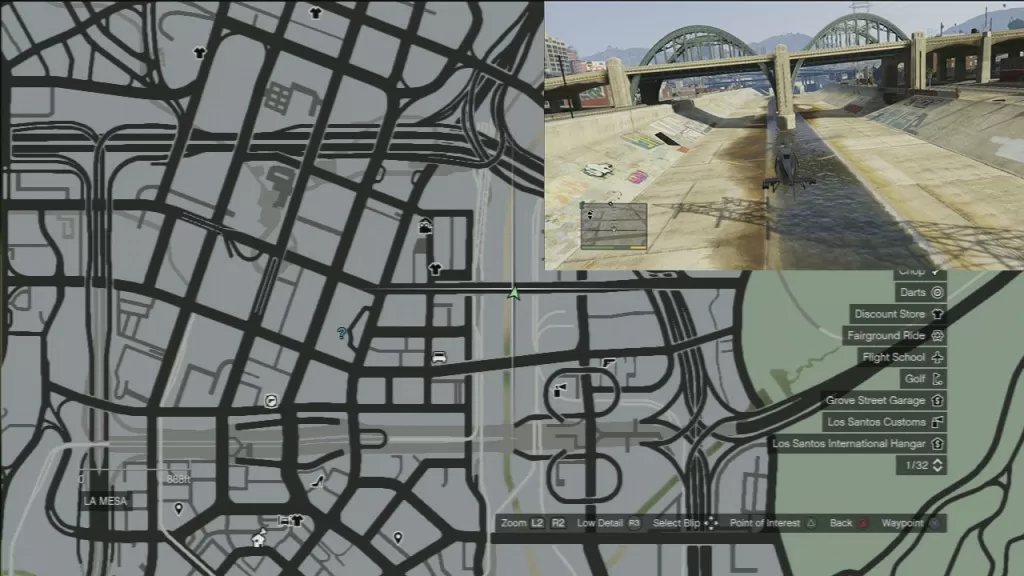 GTA 5 Under The Bridge Location 35