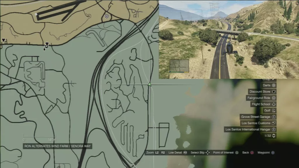 GTA 5 Under The Bridge Location 49