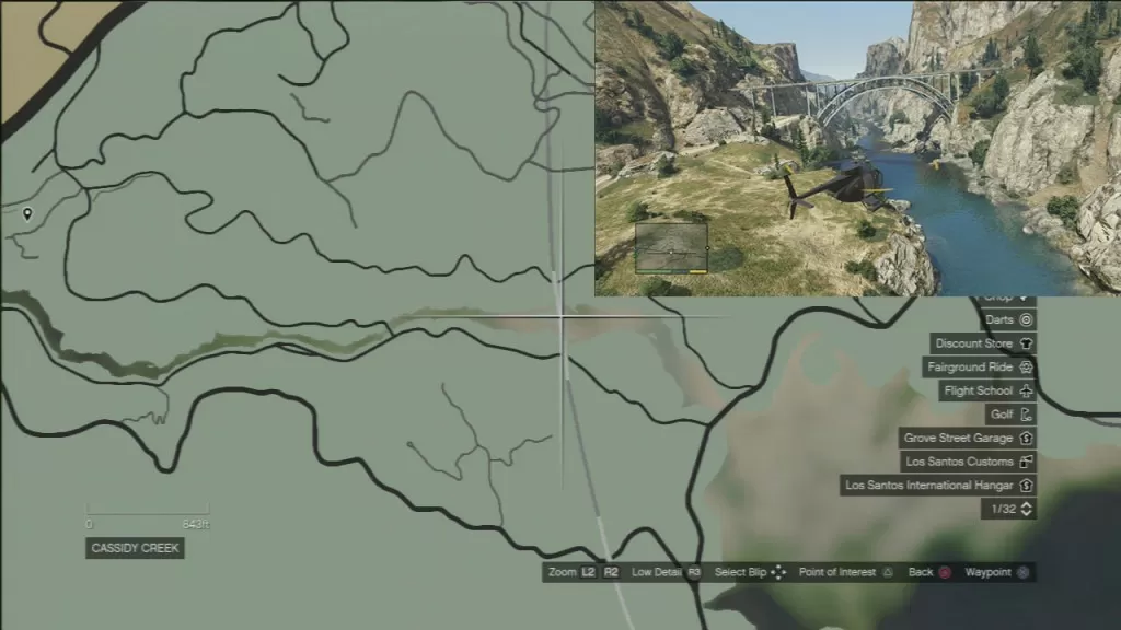 GTA 5 Under The Bridge Location 5