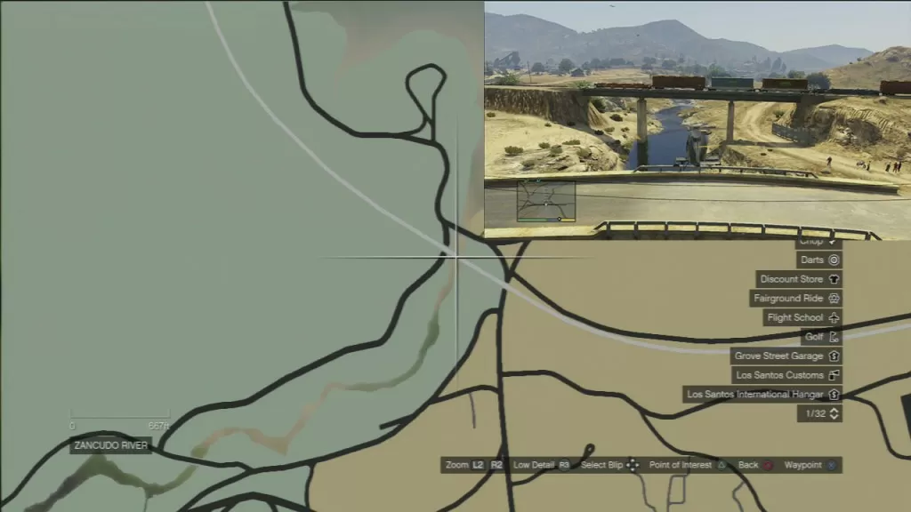 GTA 5 Under The Bridge Location 9