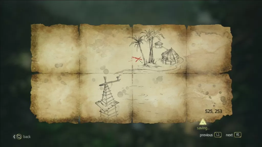 AC 4 Isla Providencia Treasure Map