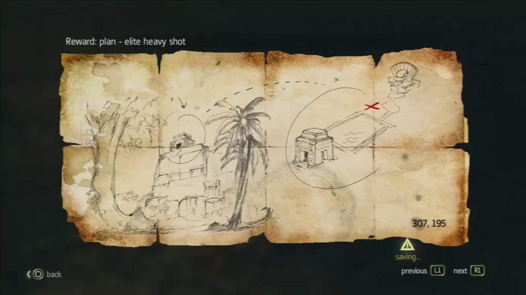 AC 4 Ambergris Key Treasure Map