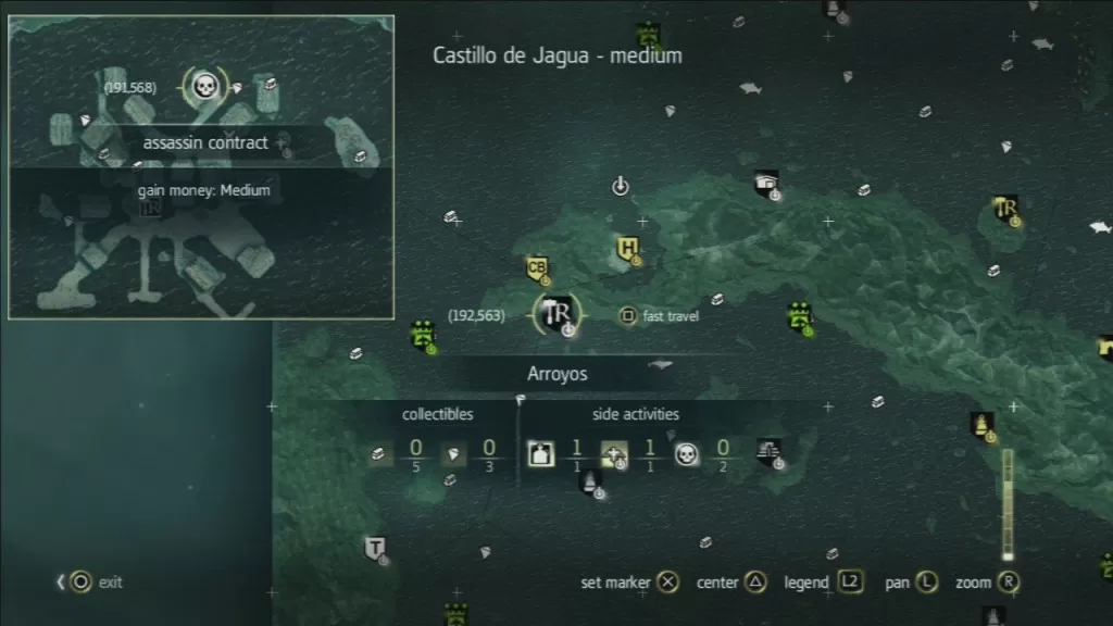 Arroyos Assassins Contract Location