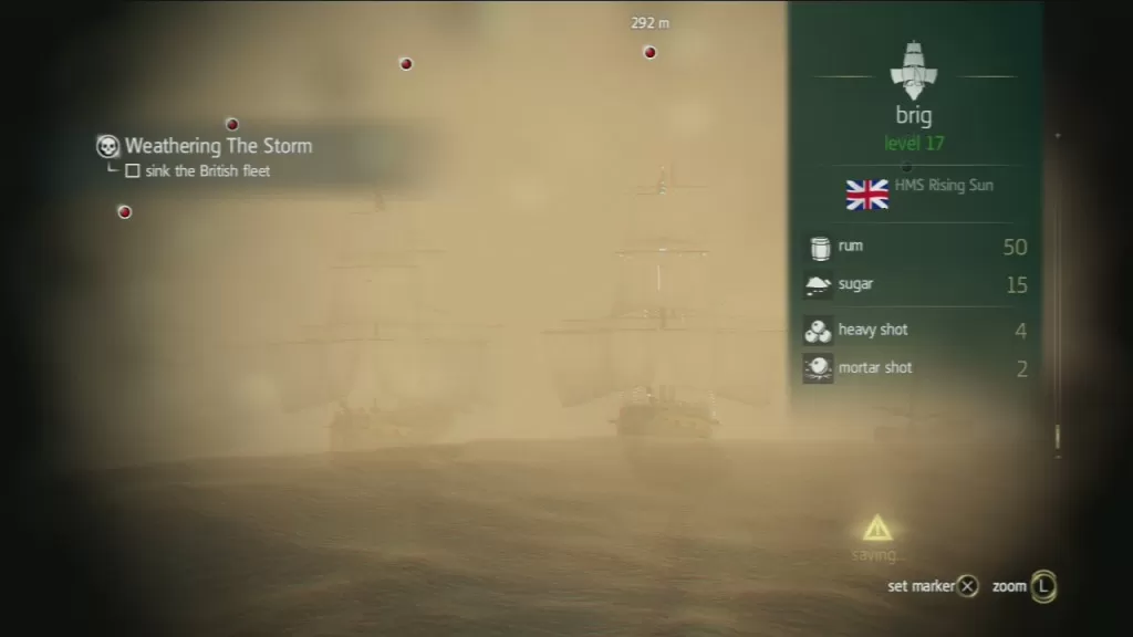 Weathering the Storm Sink the British Fleet