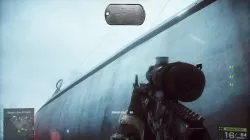 Horizontal Rain dog tag
