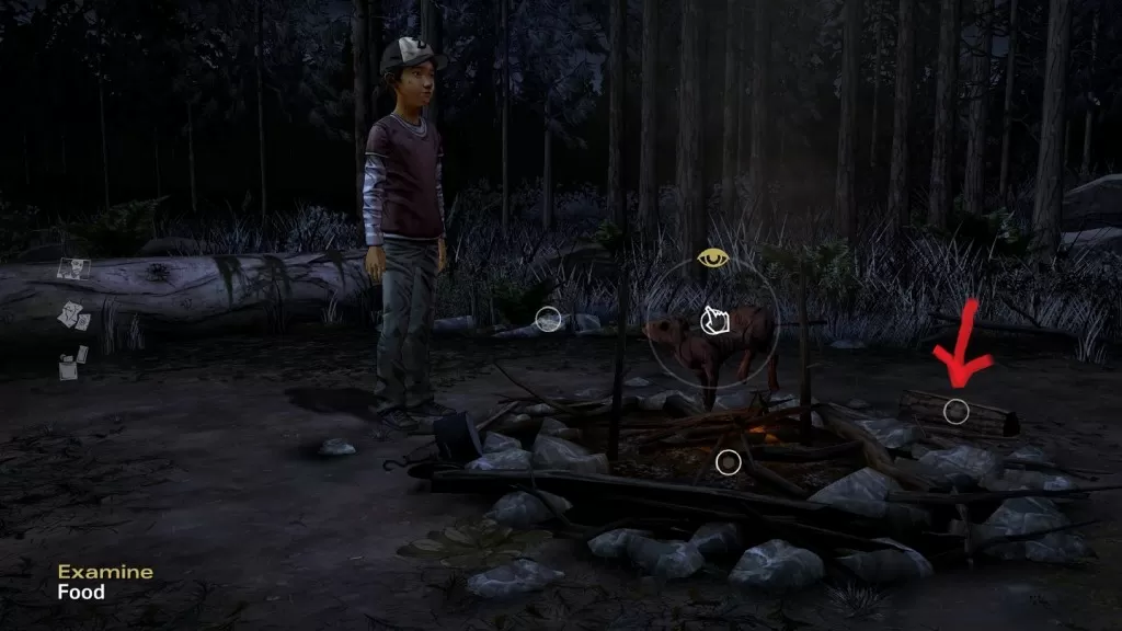 The Walking Dead Season Two All That Remains campfire