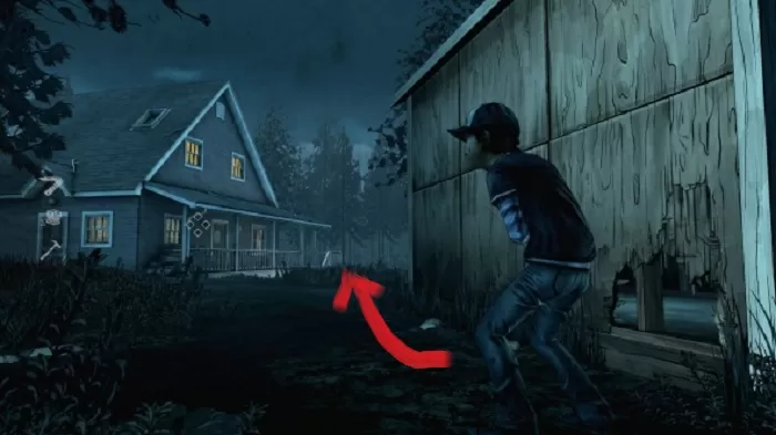 The Walking Dead Season Two All That Remains sneaking into house