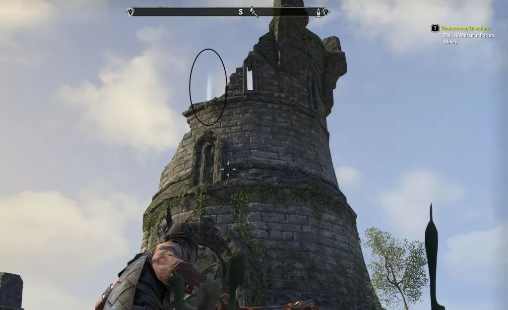 Atop the soulless tower