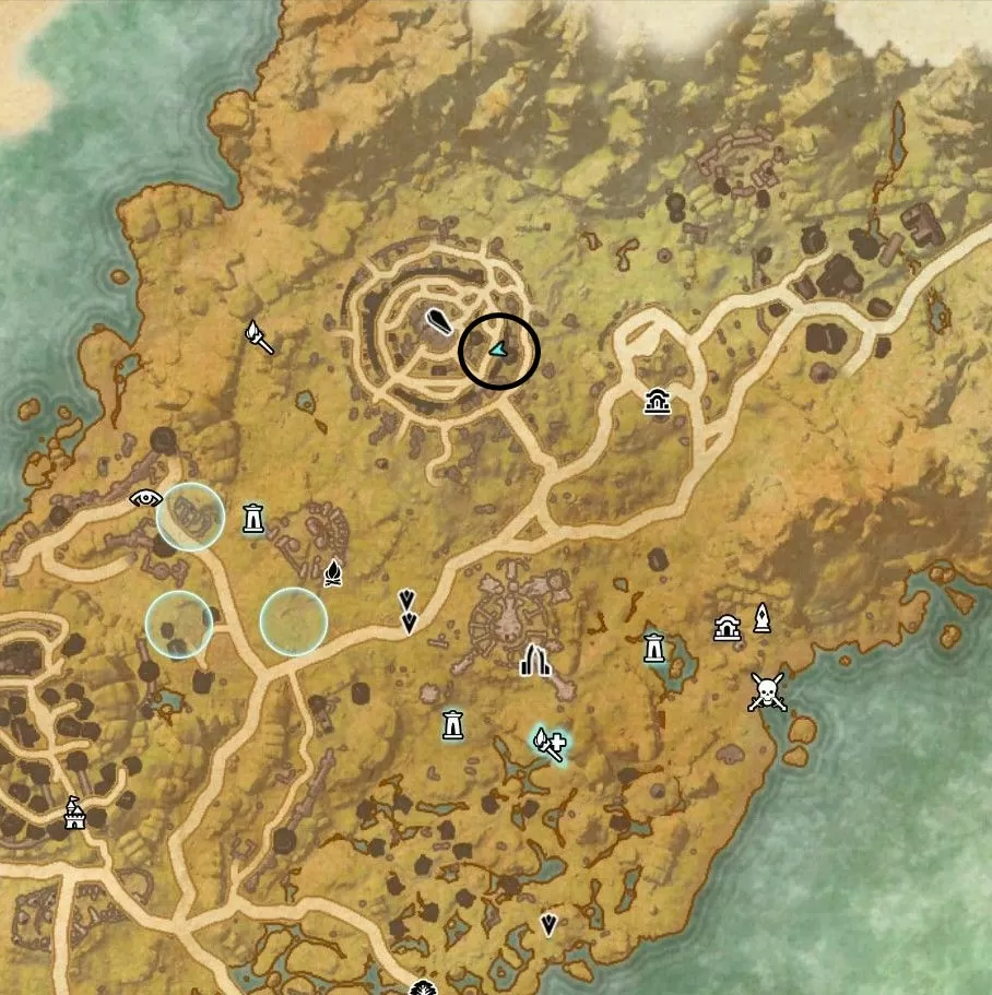 Where vines strangle the sleeping dead map