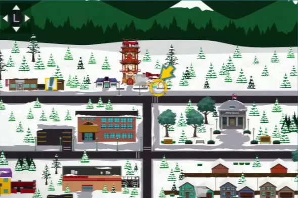 south park Chinpokomon Brocorri map