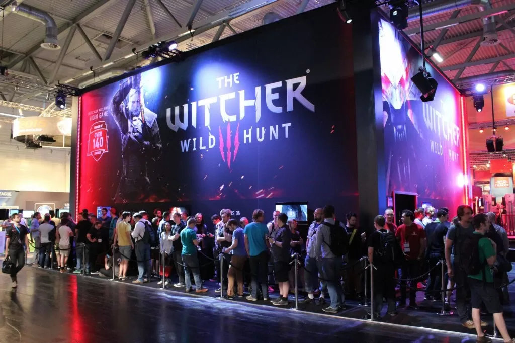 The Witcher wild hunt booth