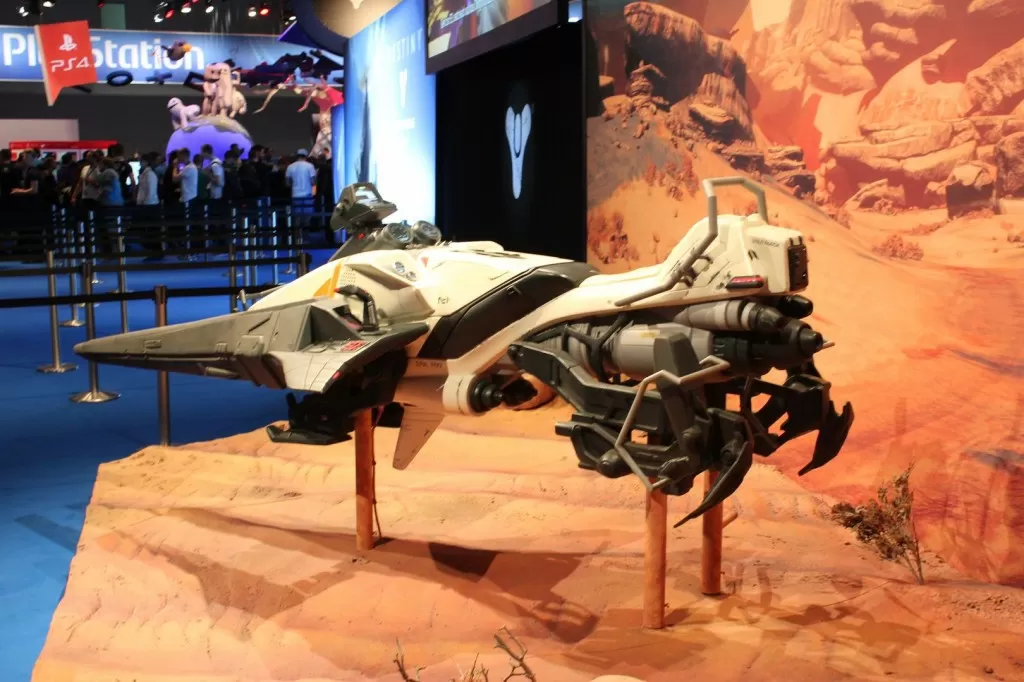 Spaceship at Destiny Booth