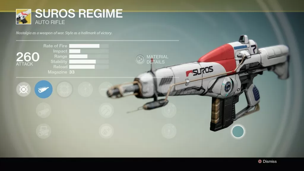 Destiny Suros Regime