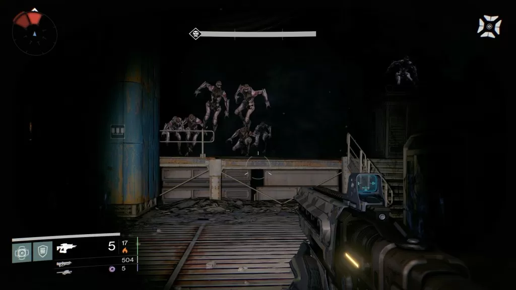 Shoot two thralls with fusion rifle