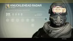 destiny Knucklehead Radar