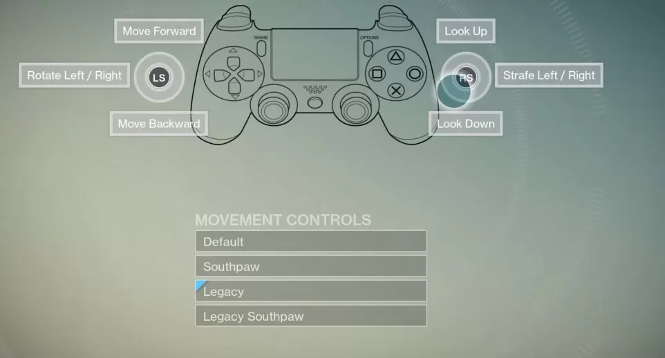 legacy movement controls