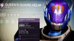 Queen's guard helm