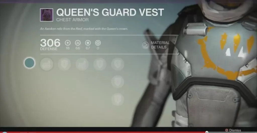 Queen's guard vest