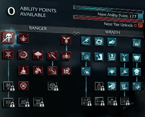 shadow of mordor abilities list