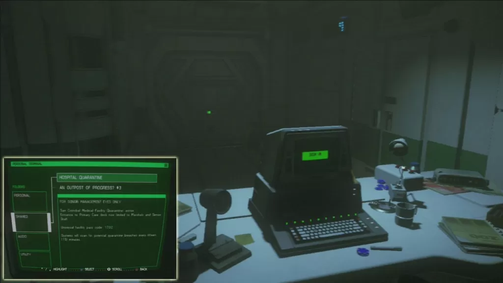 Alien Isolation Find Morley's Office