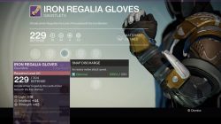 Warlock Iron Regalia Gloves