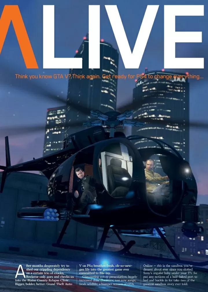 GTA V Playstation Magazine Scan-1 Image