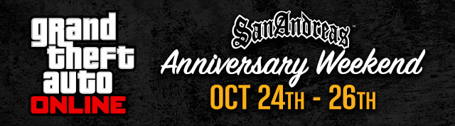 GTA 5 San Andreas Anniversary Weekend