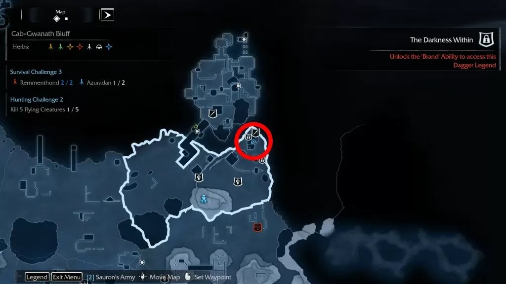 Shadow of Mordor Artifact Cab Gwanath Bluff Coded Journal Entry 2