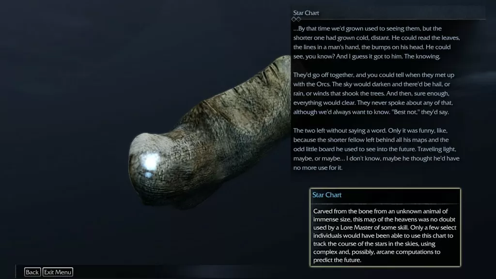 Shadow of Mordor Artifact Executioners Watch Star Chart