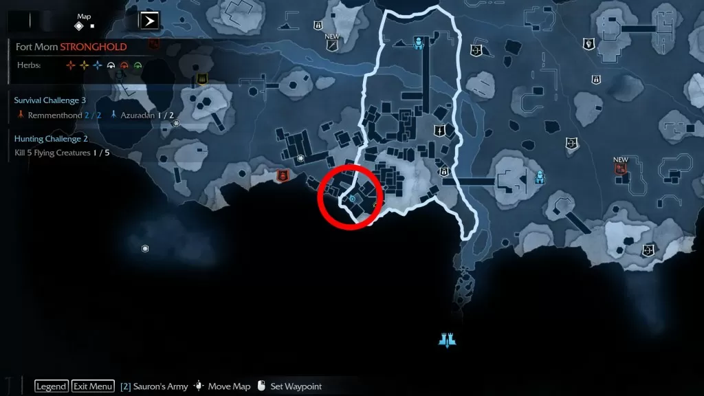 Shadow of Mordor Artifact Fort Morn Stronghold Cooks Knife