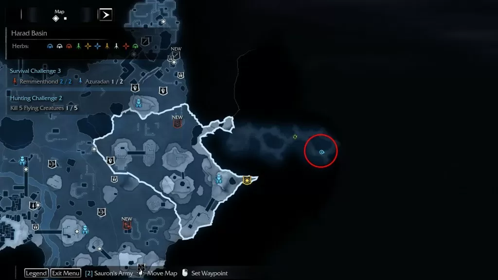 Shadow of Mordor Artifacts Harad Basin Blood Stained Buckler