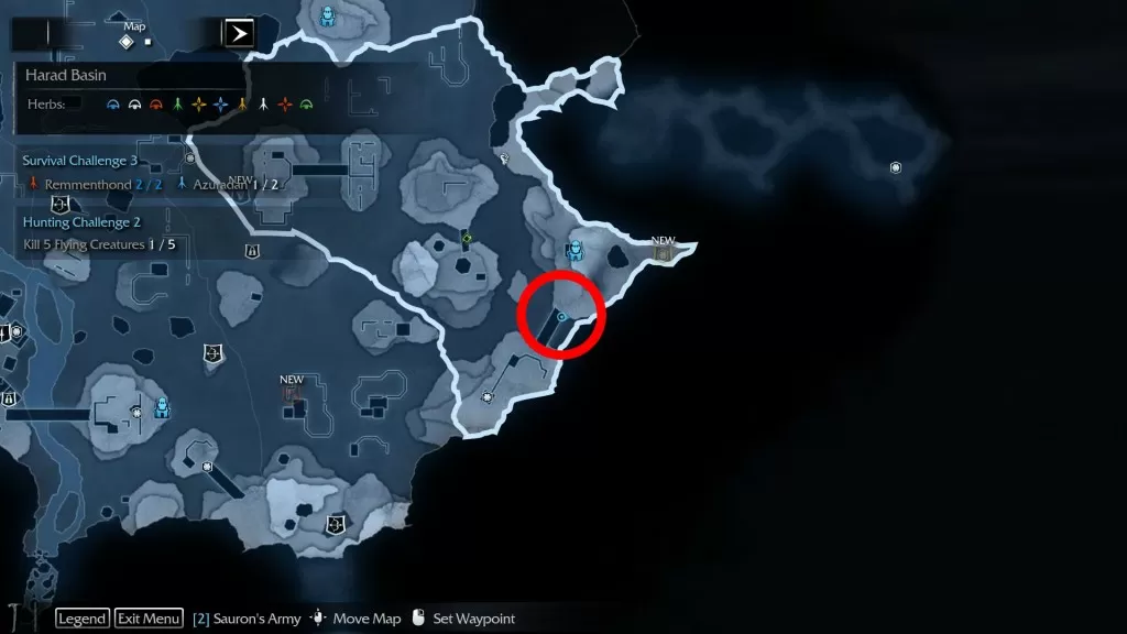 Shadow of Mordor Artifact Harad Basin Ritual Cup